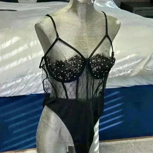 Rhinestone corset dress size 3X - Picture 3 of 9